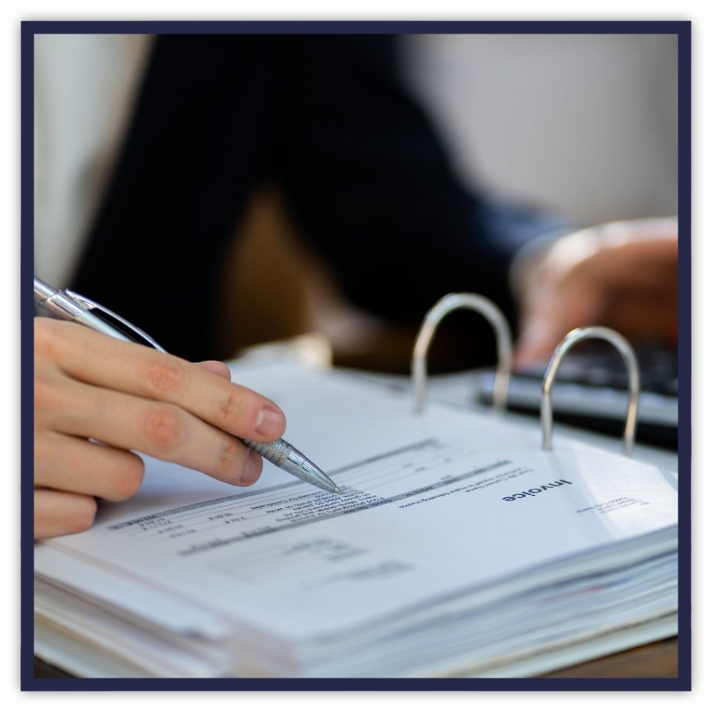 image of a financial investigation