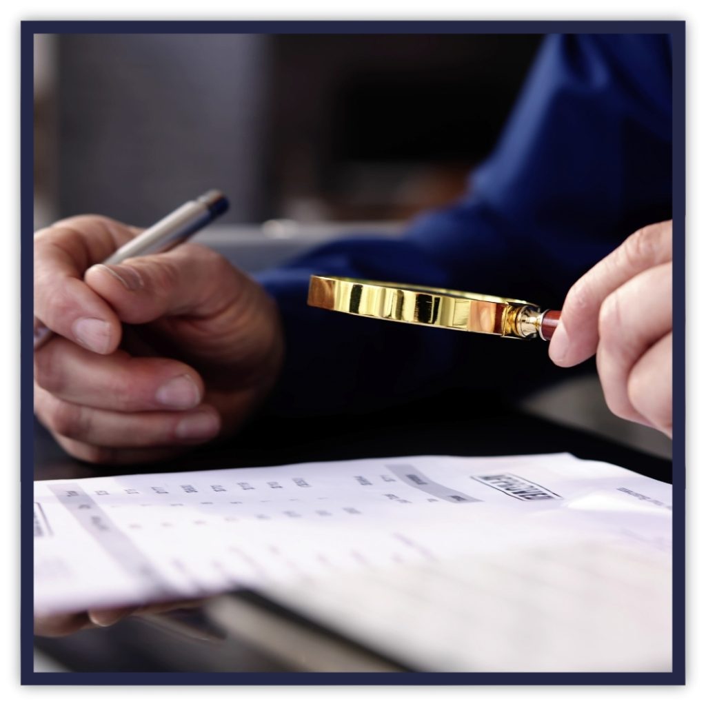 image of an investigation